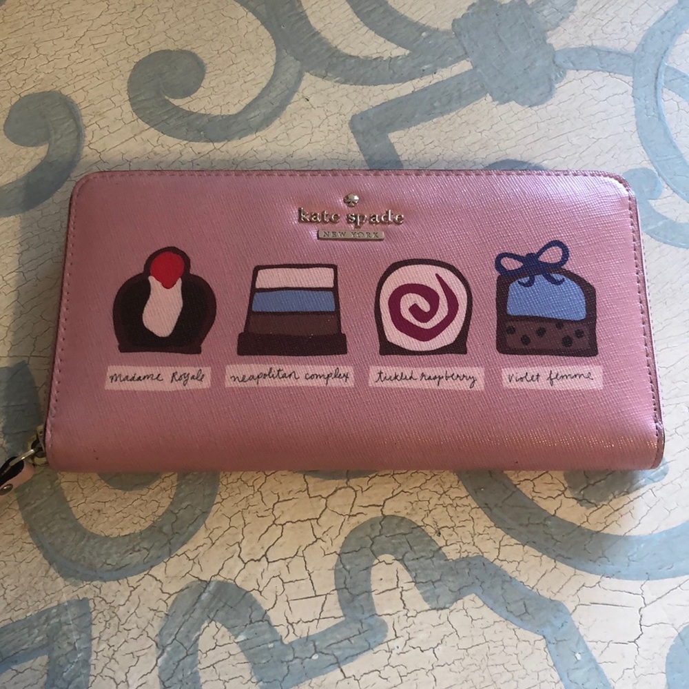 Kate spade rare chocolates wallet